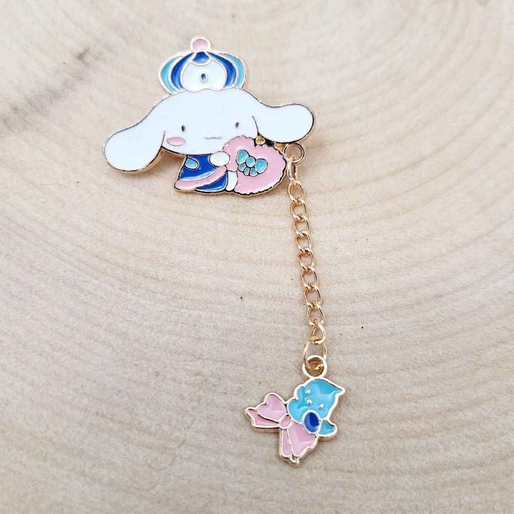 2/$20 Brand New Cinnamoroll Pink Heart Pin Brooch